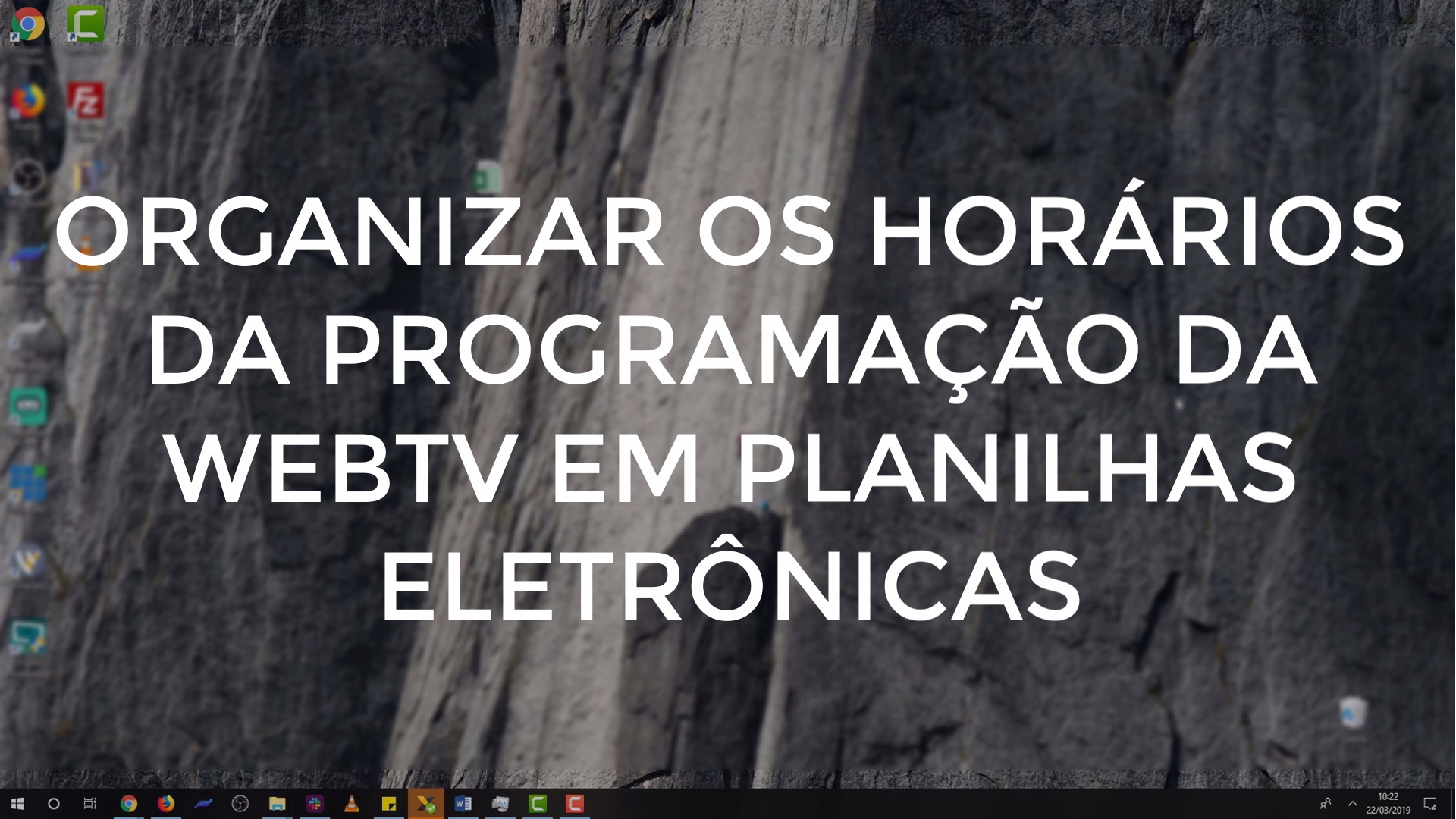 Como criar uma planilha de programação para Web TV — Sitehosting