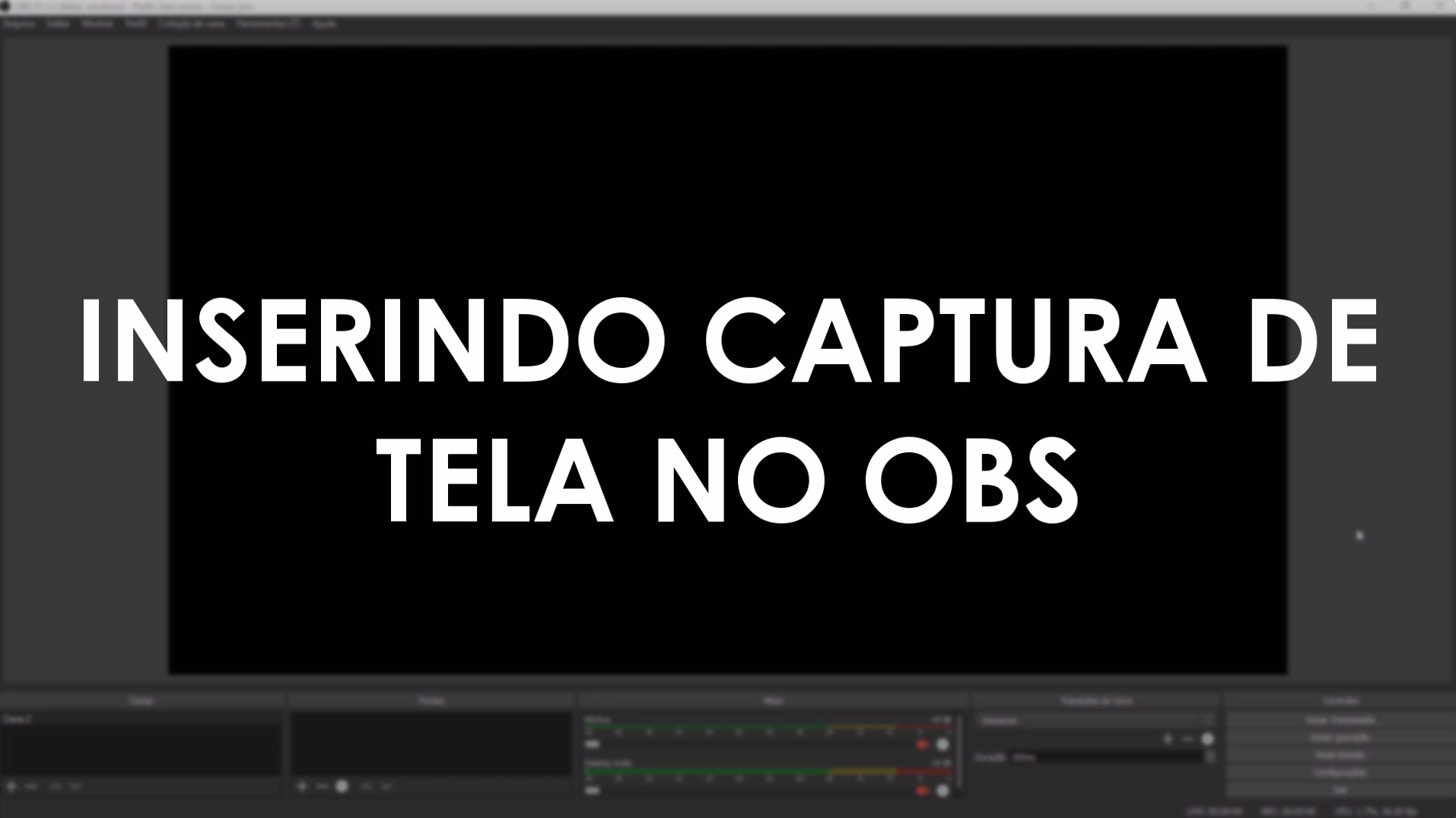 Como transmitir a tela do computador no OBS Studio — Sitehosting