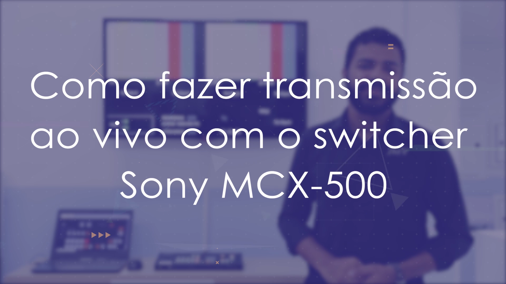 Como usar a mesa de corte Sony MCX-500 — Josimar Machado, JMV Technology
