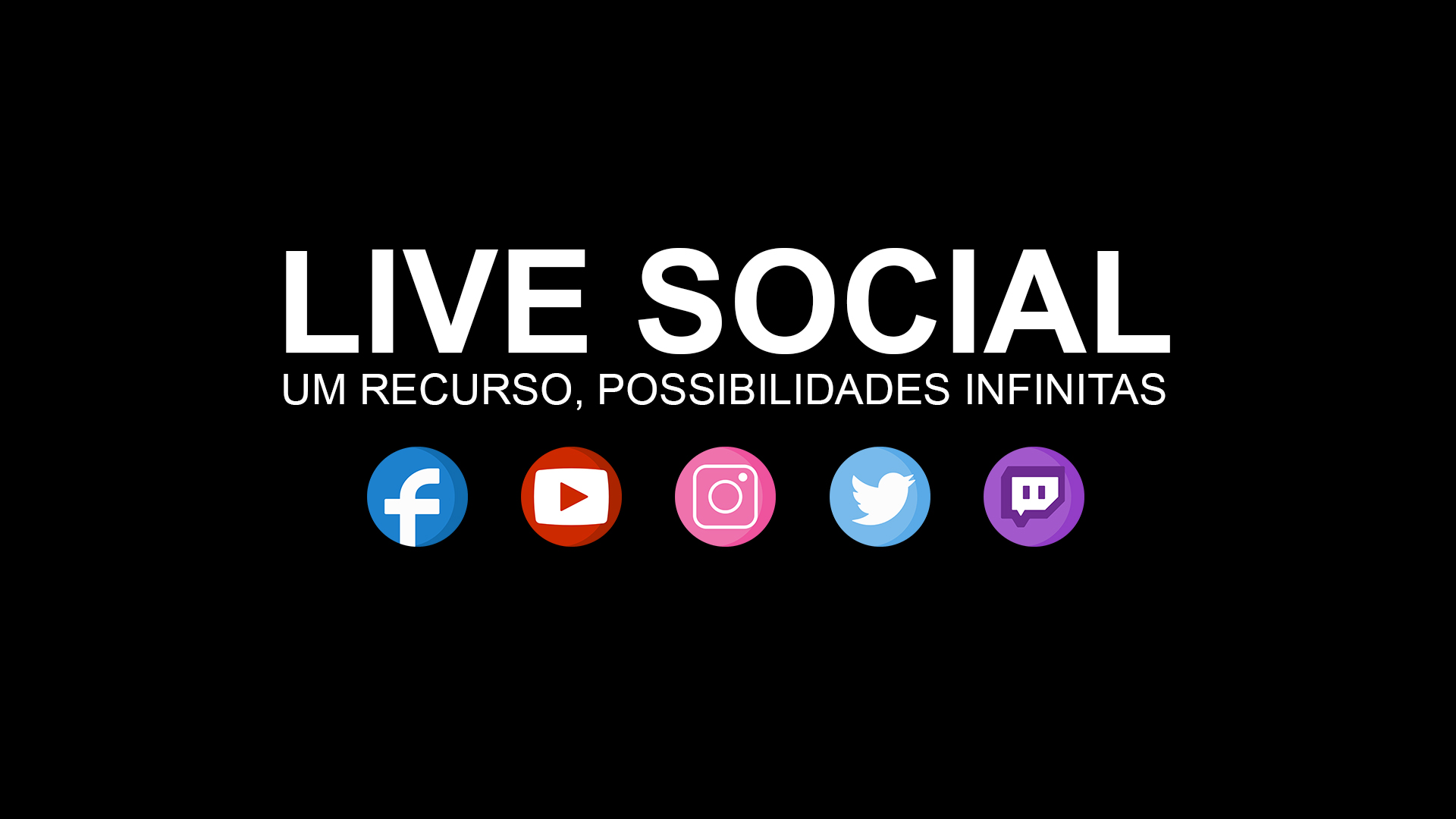 Transmissão simultânea nas redes sociais — Sitehosting