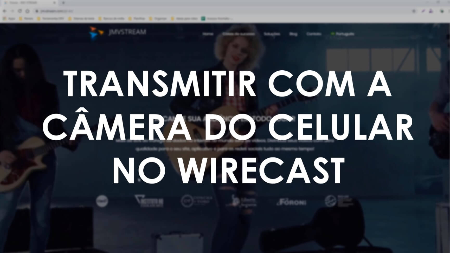 Como usar o celular como webcam no Wirecast — Josimar Machado, JMV Technology
