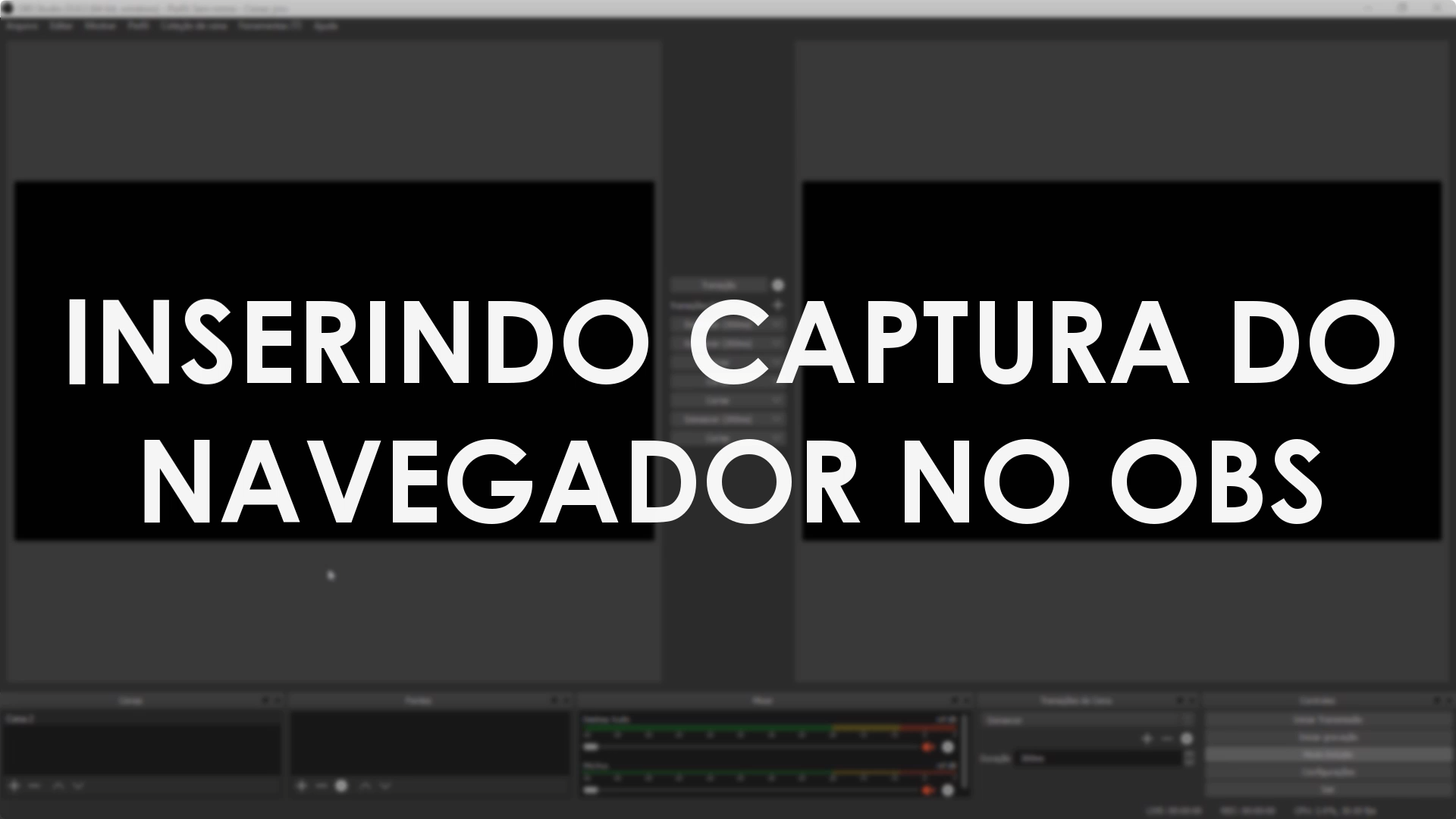 Como transmitir a tela do navegador pelo OBS — Josimar Machado, JMV Technology