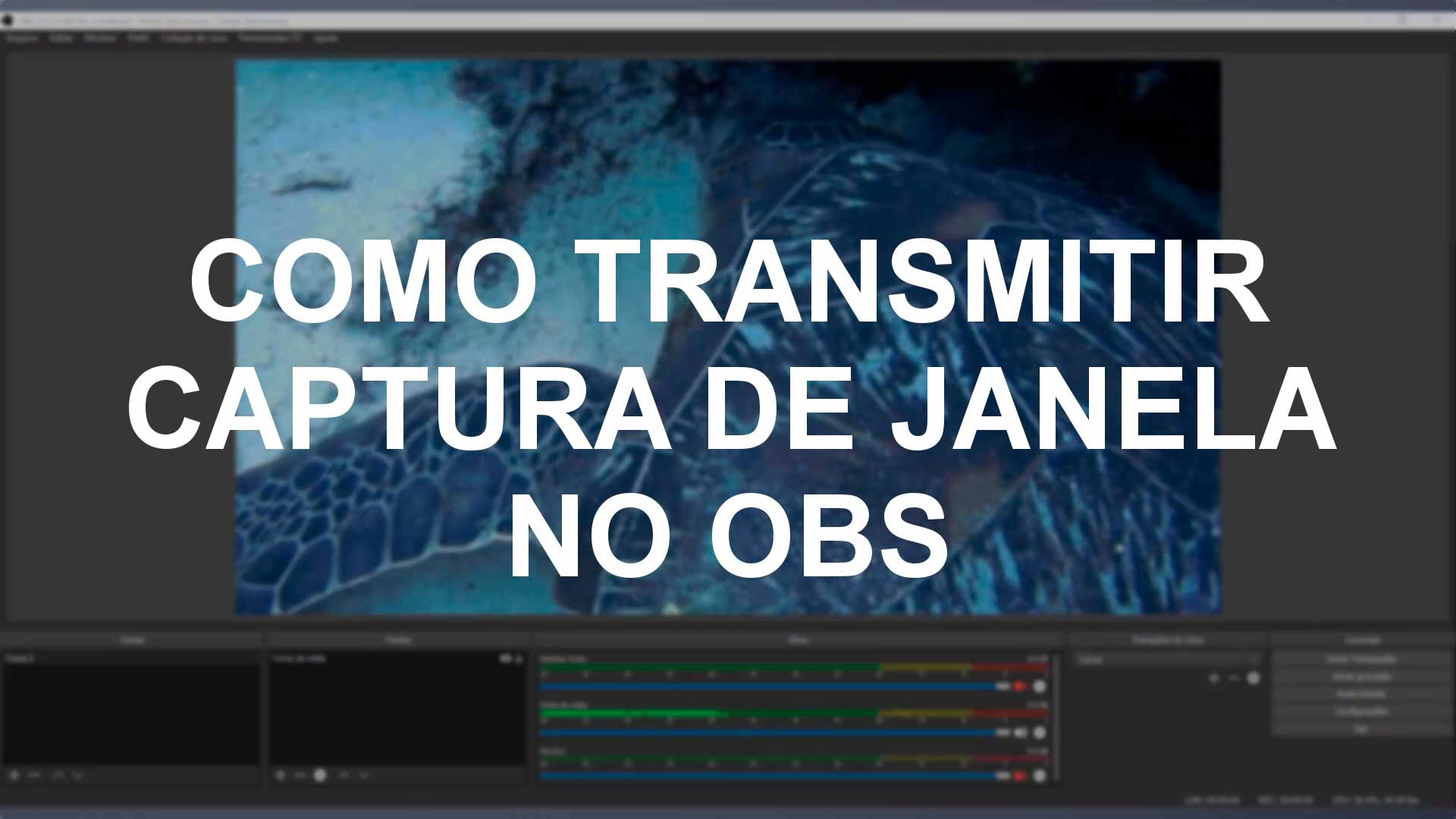 Como transmitir o navegador no OBS Studio — Josimar Machado, JMV Technology