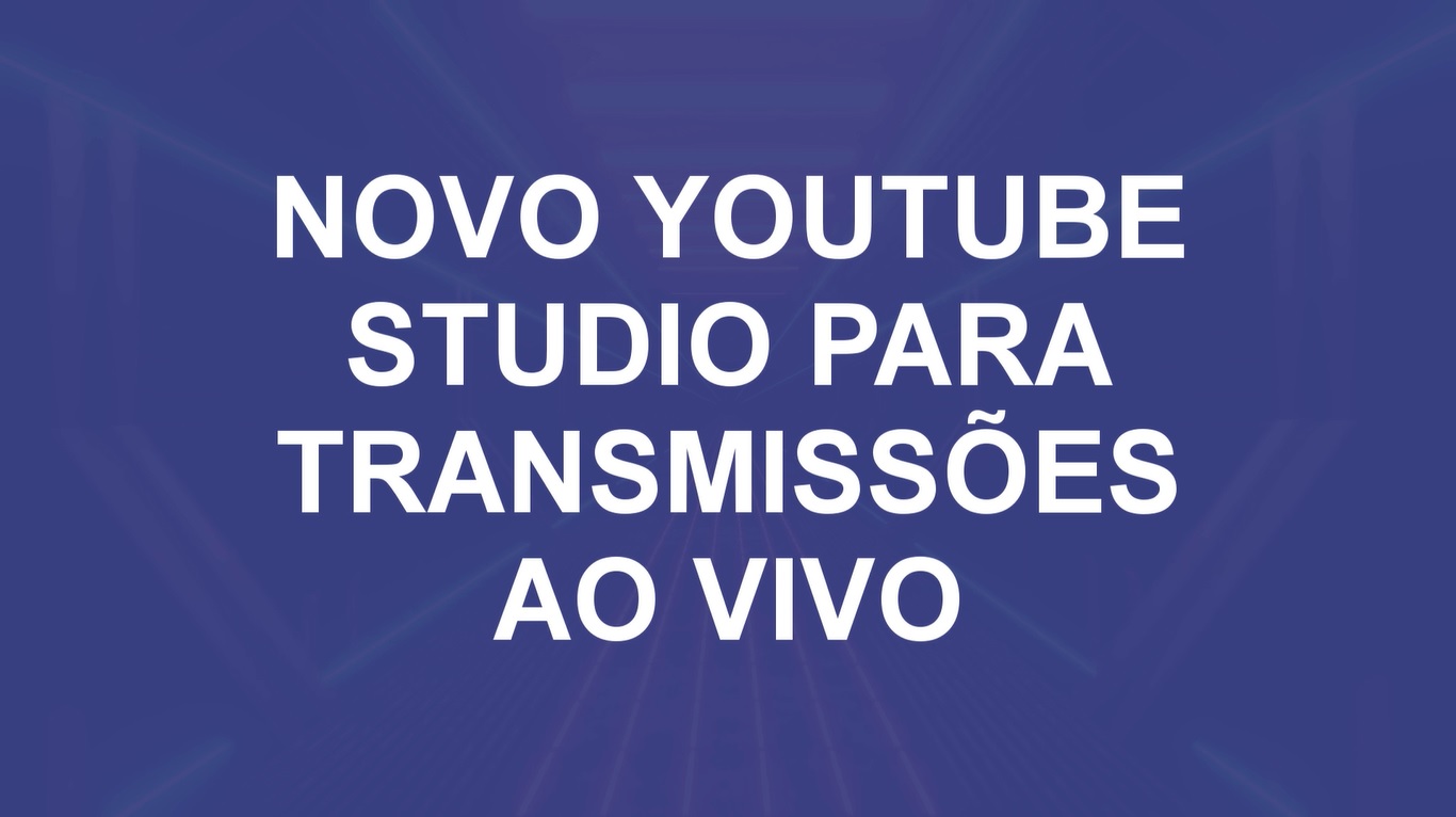 YouTube Studio: como transmitir ao vivo — Josimar Machado, JMV Technology