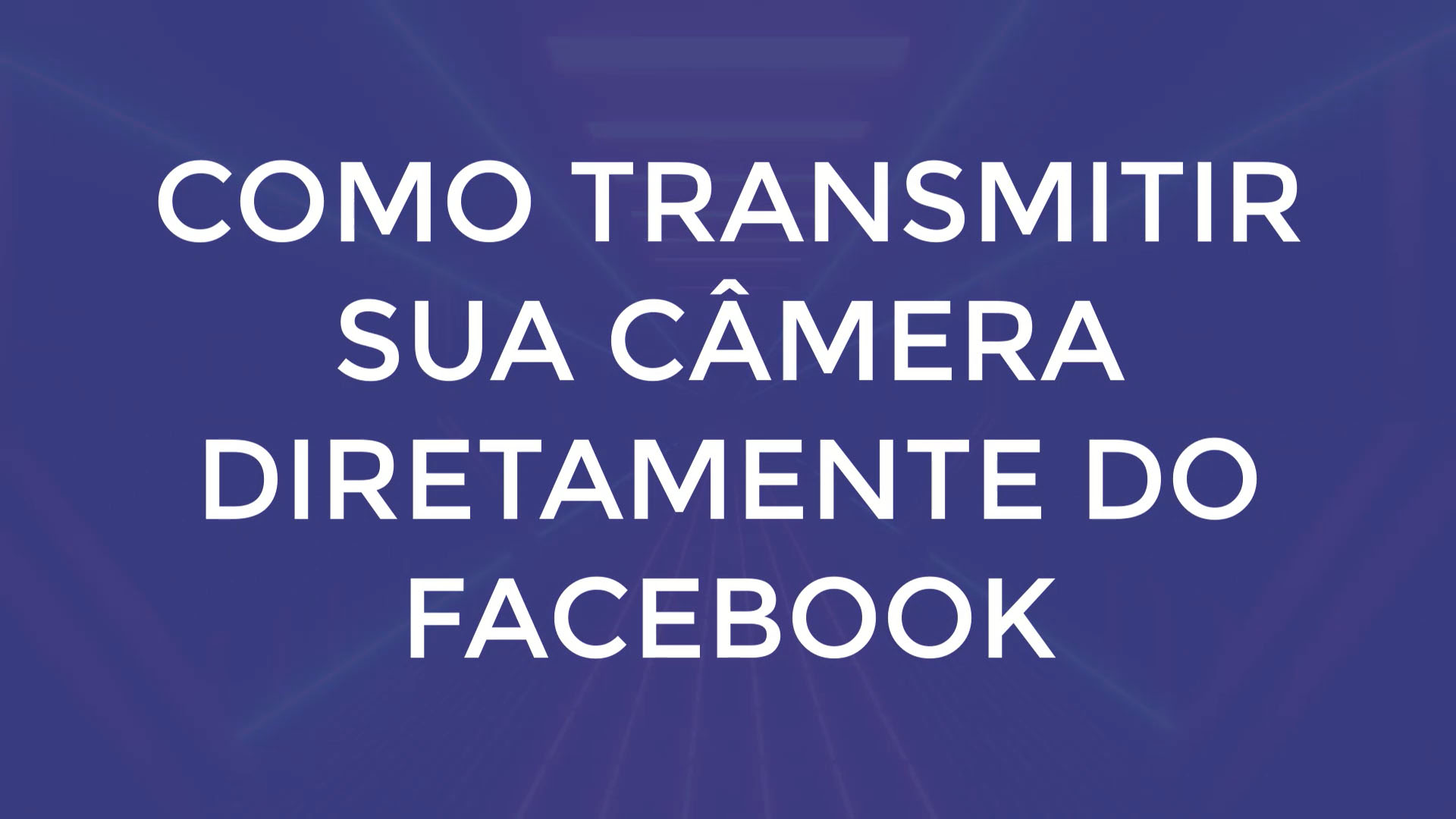 Como fazer live no Facebook pelo PC — Josimar Machado, JMV Technology