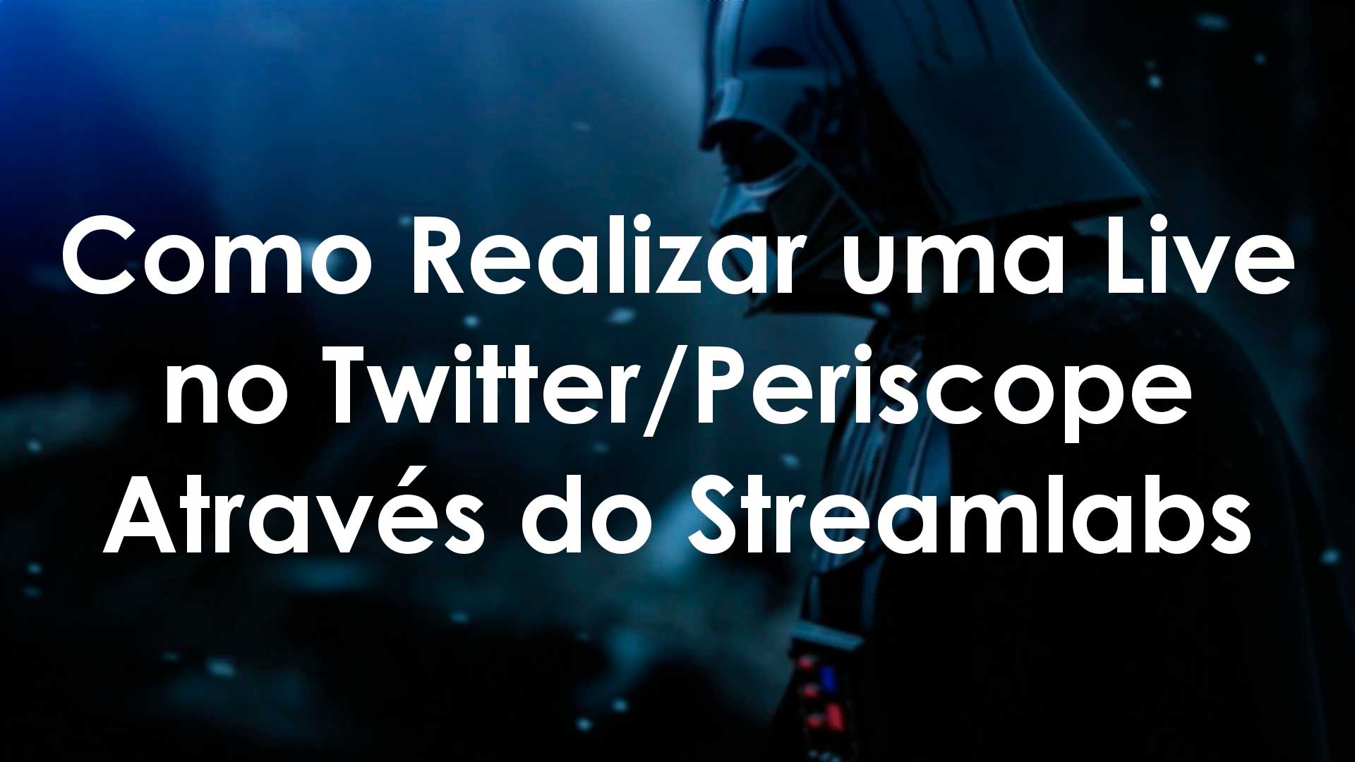 Como fazer live no Twitter (X) pelo Streamlabs — Josimar Machado, JMV Technology