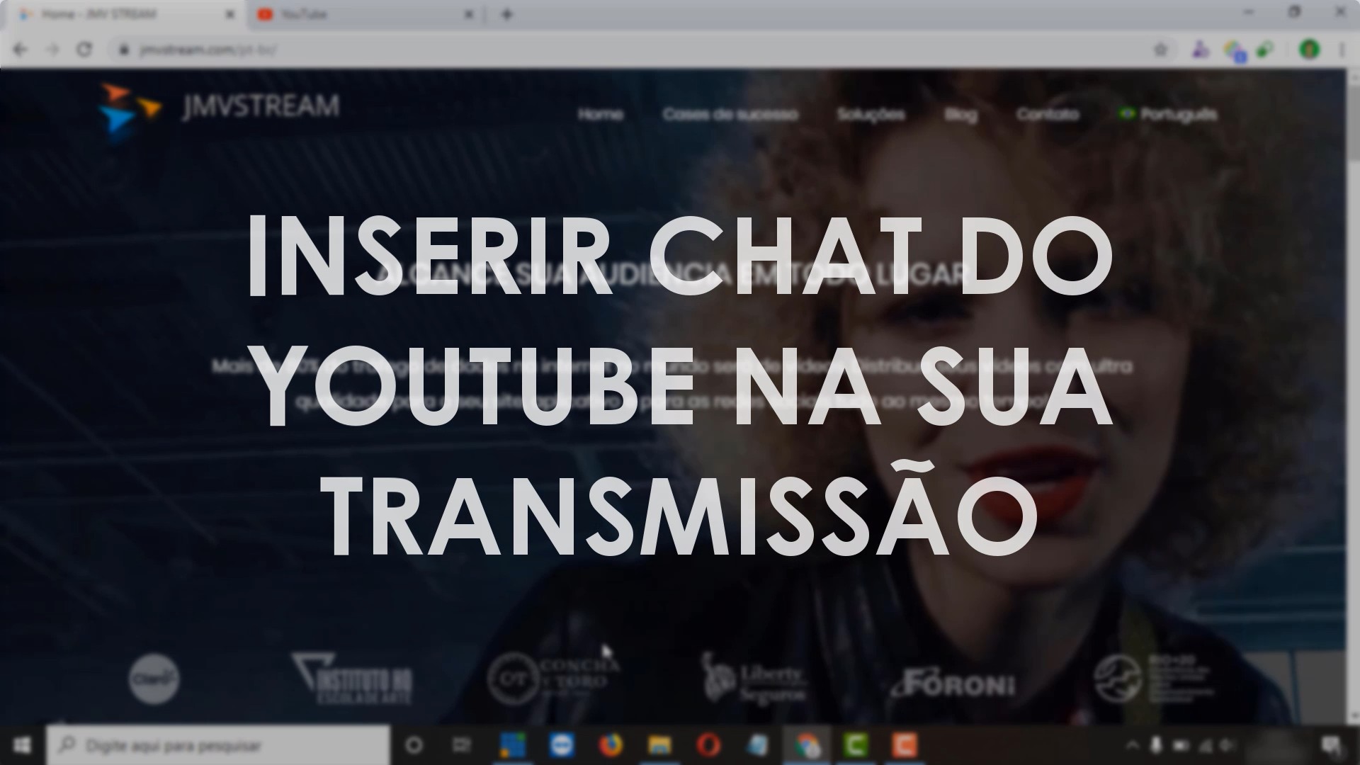 Como mostrar o chat do YouTube na transmissão — Josimar Machado, JMV Technology