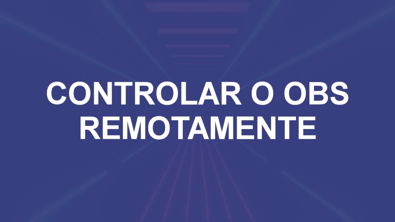 Como controlar o OBS pelo celular — Josimar Machado, JMV Technology