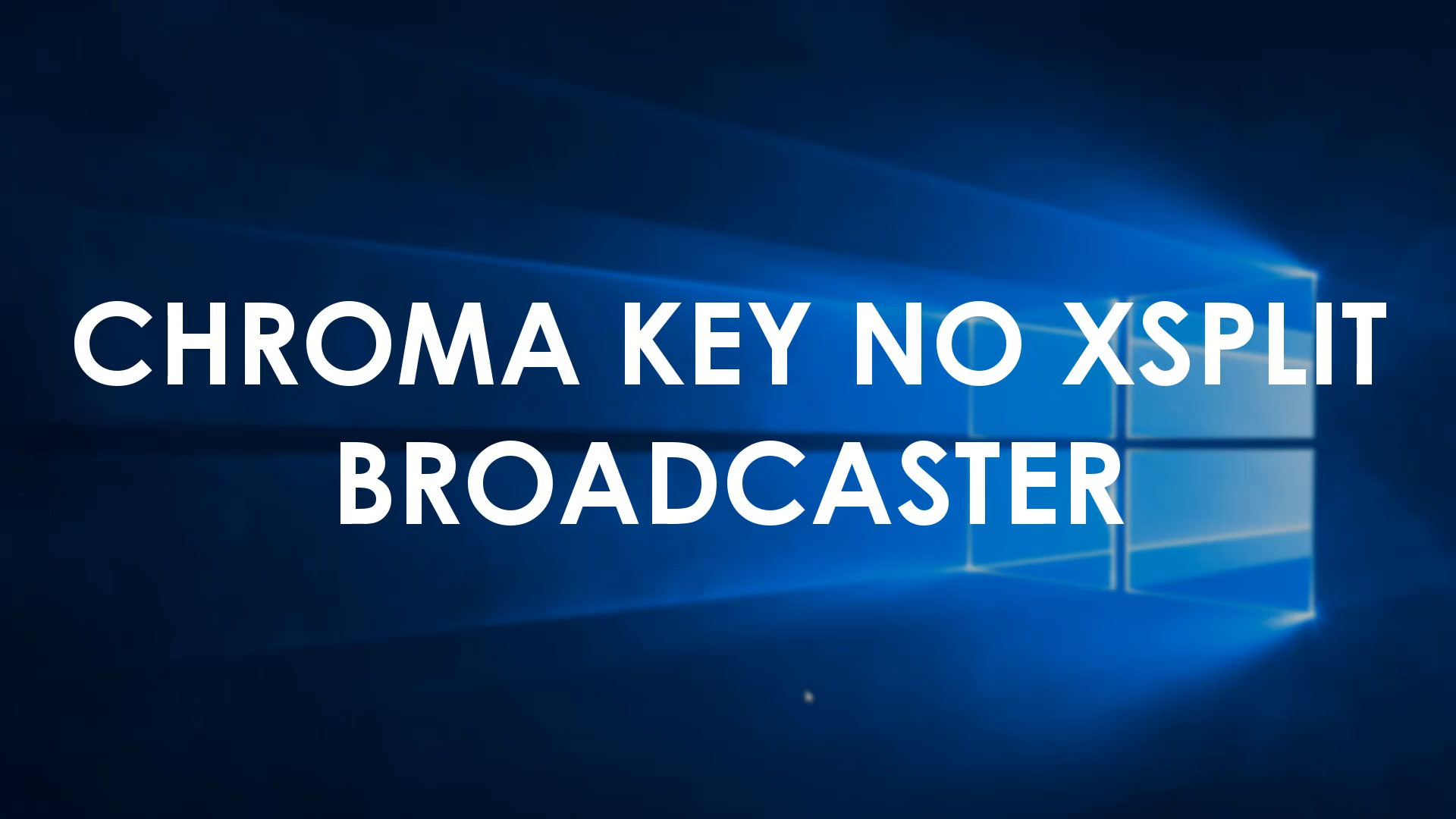 Como fazer chroma key no XSplit Broadcaster — Josimar Machado, JMV Technology