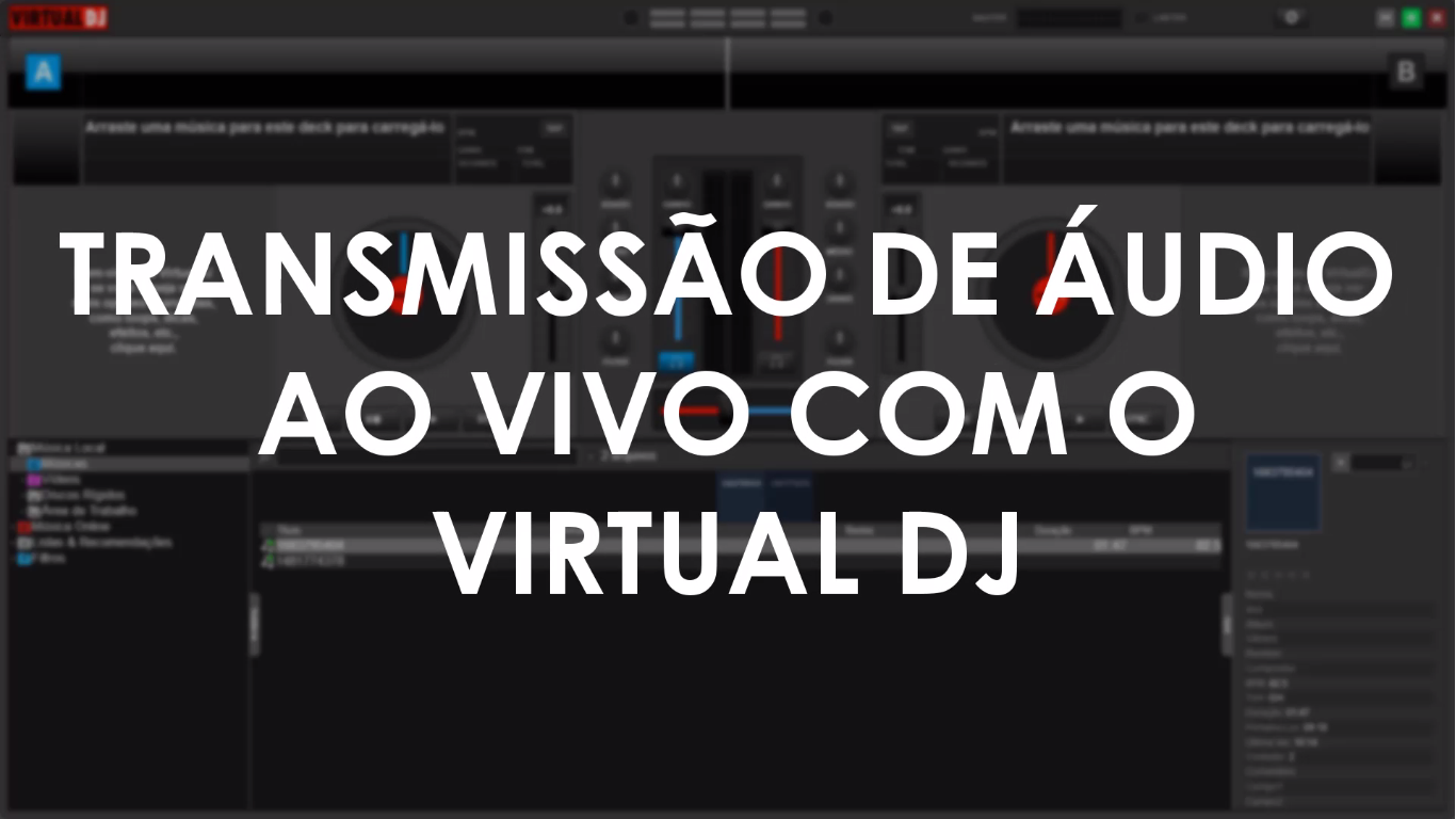 Configurar o VirtualDJ para transmissão de áudio ao vivo — Josimar Machado, JMV Technology