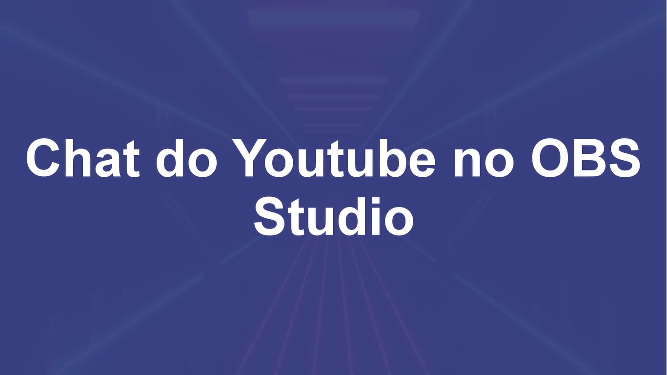 YouTube live chat no OBS — Josimar Machado, JMV Technology