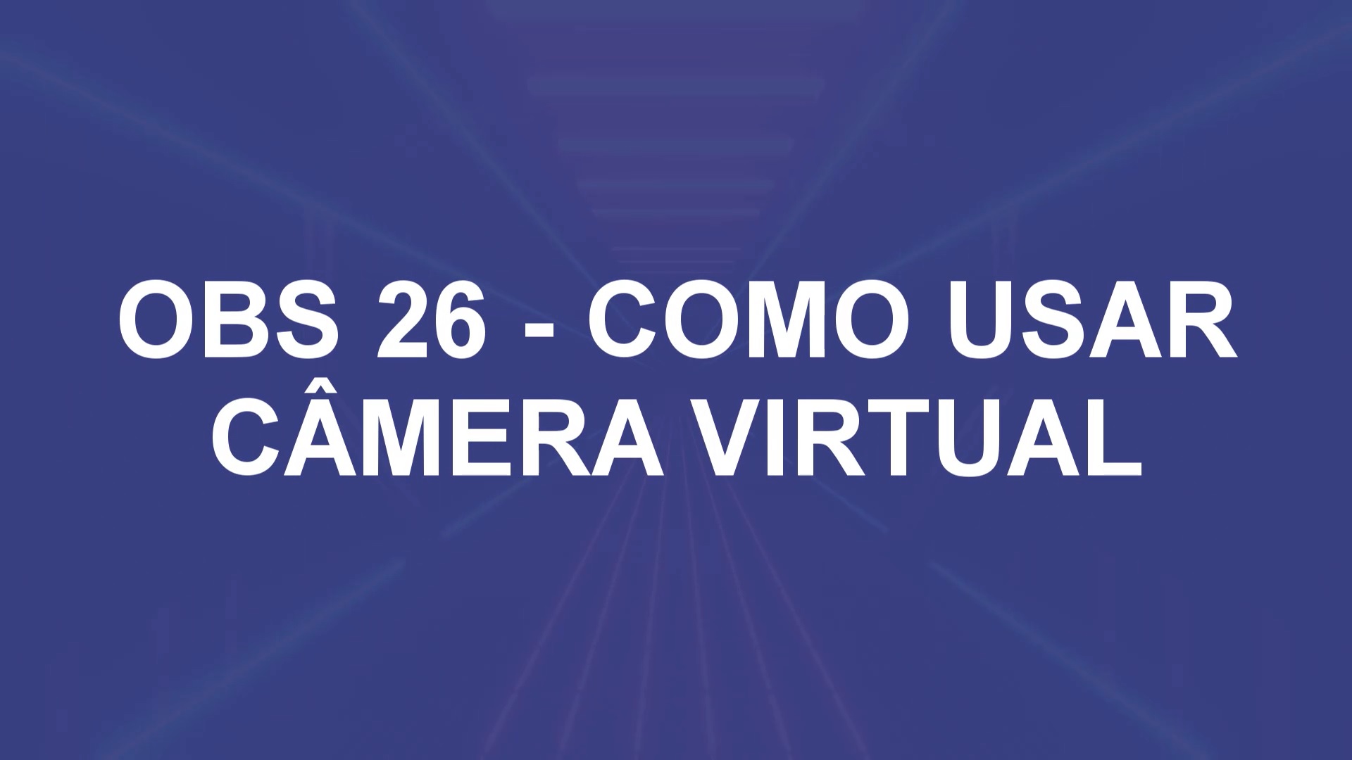 Como usar a câmera virtual do OBS Studio — Josimar Machado, JMV Technology